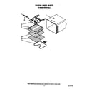 KitchenAid KEBI241XBL2 oven liner diagram