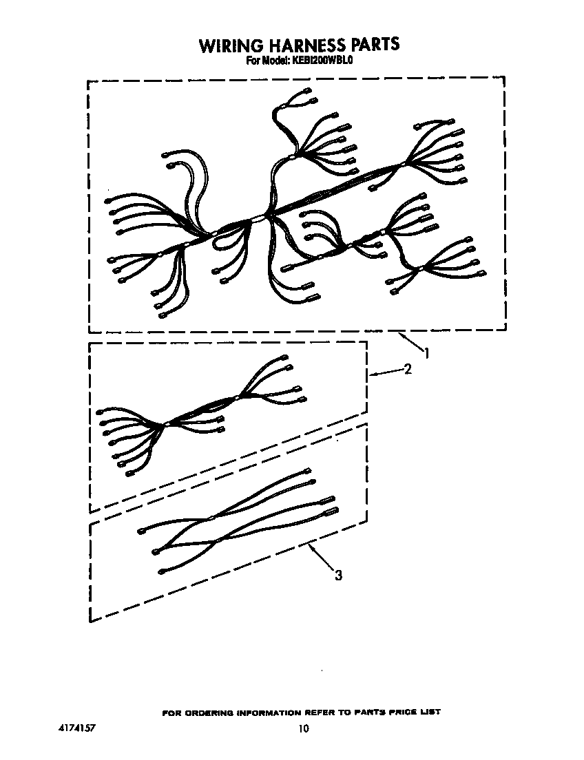 KitchenAid KEBI200WBL0 wiring harness diagram
