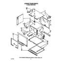 KitchenAid KEBS277WWH2 lower oven diagram