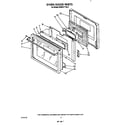 KitchenAid KEMI371TBL3 oven door diagram