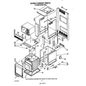 KitchenAid KEMI371TBL3 oven cabinet diagram