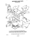 KitchenAid KEMI371TBL3 microwave cabinet diagram