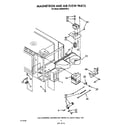 KitchenAid KEMI300VBL4 magnetron and air flow diagram