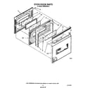 KitchenAid KEMI300VBL4 oven door diagram