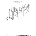 KitchenAid KEMI300VBL4 control panel diagram