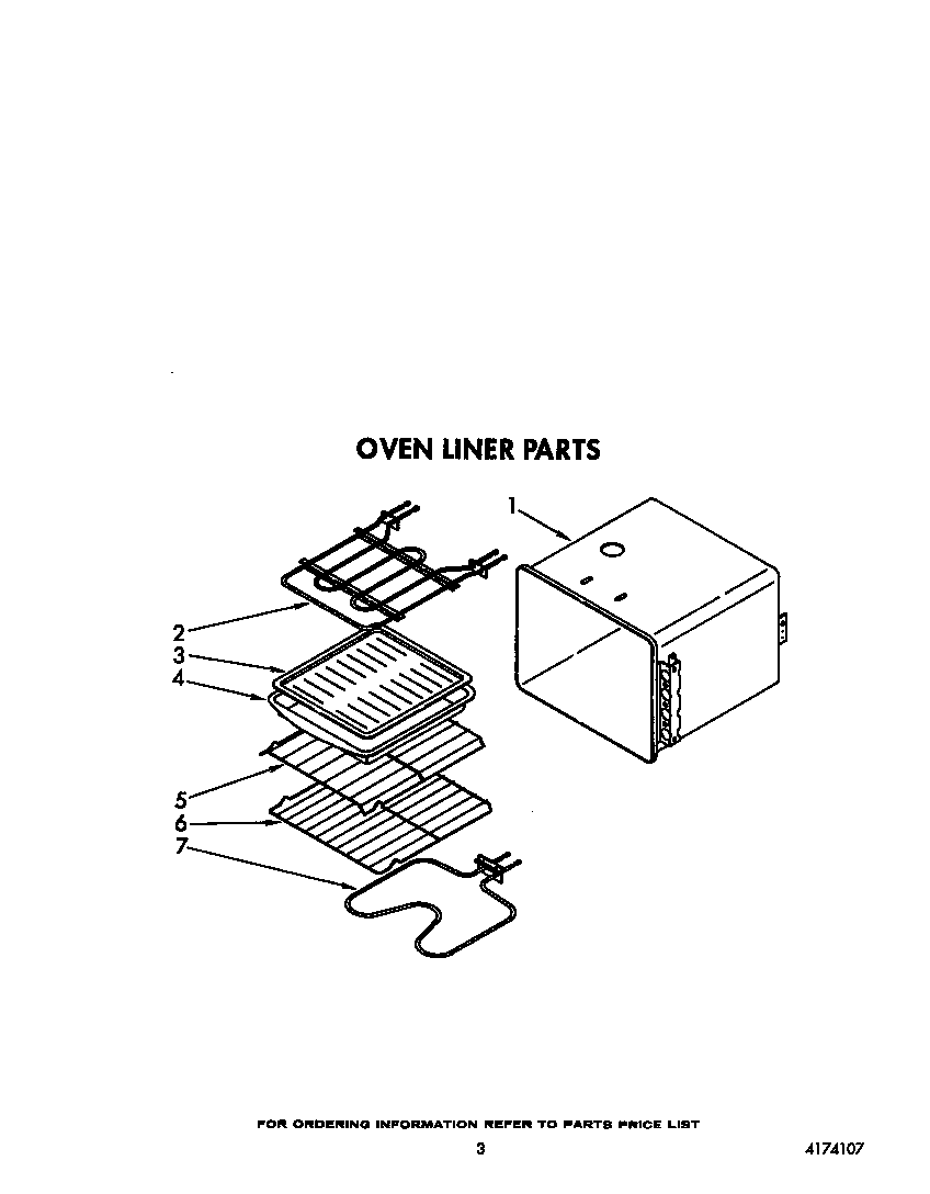KitchenAid KEBI141WBL1 oven liner diagram