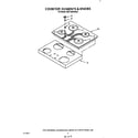 KitchenAid KECT305VWH0 cooktop diagram
