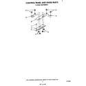 KitchenAid KGCS160SWH1 control panel/knob parts diagram