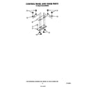 KitchenAid KGCS160SWH0 control panel/knob parts diagram