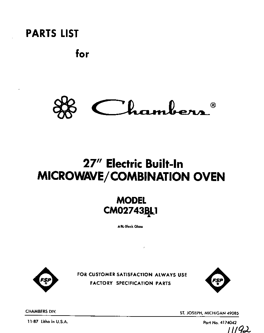 KitchenAid CM02743BL1 front cover diagram