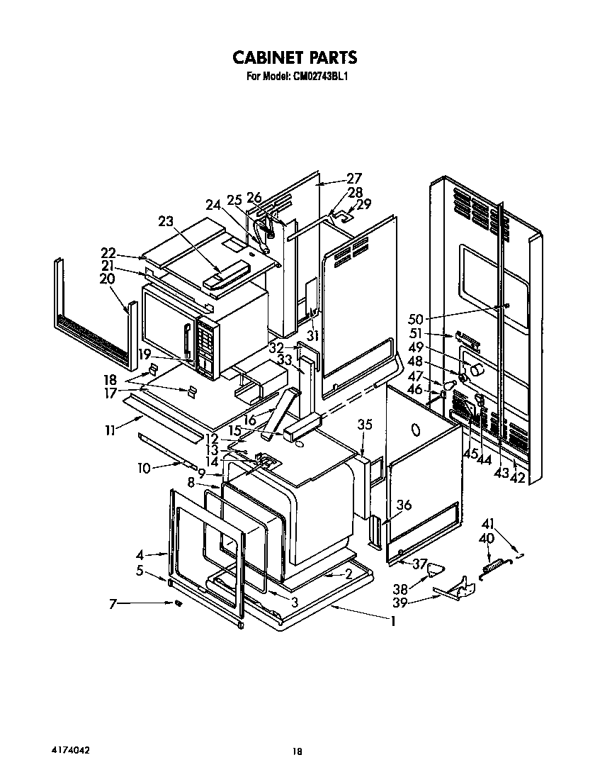 KitchenAid CM02743BL1 cabinet diagram