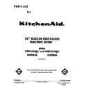 KitchenAid KEBI240SBL1 front cover diagram