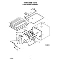 KitchenAid KEBI240SBL1 oven liner diagram