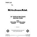 KitchenAid KEBS145SBL1 front cover diagram