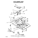 KitchenAid KEBS145SBL1 latch assembly diagram