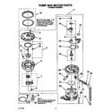 KitchenAid KUDJ230Y1 pump and motor diagram