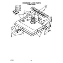 KitchenAid KUDJ230Y1 door and latch diagram