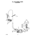 KitchenAid KUDC220T6 fill and overfill diagram