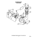 KitchenAid KUDA22ST3 blower diagram