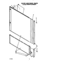 KitchenAid KUDI22GT0 door and panel diagram