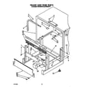 KitchenAid KUDI22GT0 frame and tank diagram