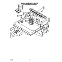 KitchenAid KUDI22GT0 door and latch diagram