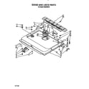 KitchenAid KUDB220T2 door and latch diagram