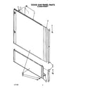 KitchenAid KUDI220T1 door and panel diagram