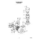 KitchenAid KUDI220T1 blower diagram