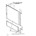 KitchenAid 4KUDA220T1 door and panel diagram