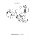 KitchenAid 4KUDA220T1 blower diagram