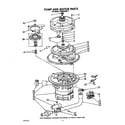 KitchenAid 4KUDA220T1 pump and motor diagram