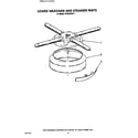 KitchenAid 4KUDA220T1 lower washarm and strainer diagram