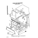 KitchenAid 4KUDA220T1 frame and tank diagram