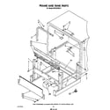 KitchenAid KPDC610S3 frame and tank diagram