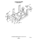 KitchenAid KPDC610S3 caster unit diagram