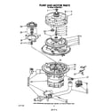 KitchenAid KUDB210S1 pump and motor diagram