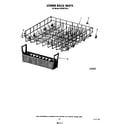 KitchenAid KUDB210S1 lower rack diagram