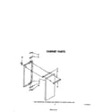 Whirlpool SF5100SRW0 cabinet diagram