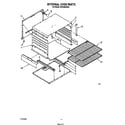 Whirlpool SF5340ERW0 internal oven diagram