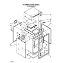 Whirlpool SB100PER0 external oven diagram