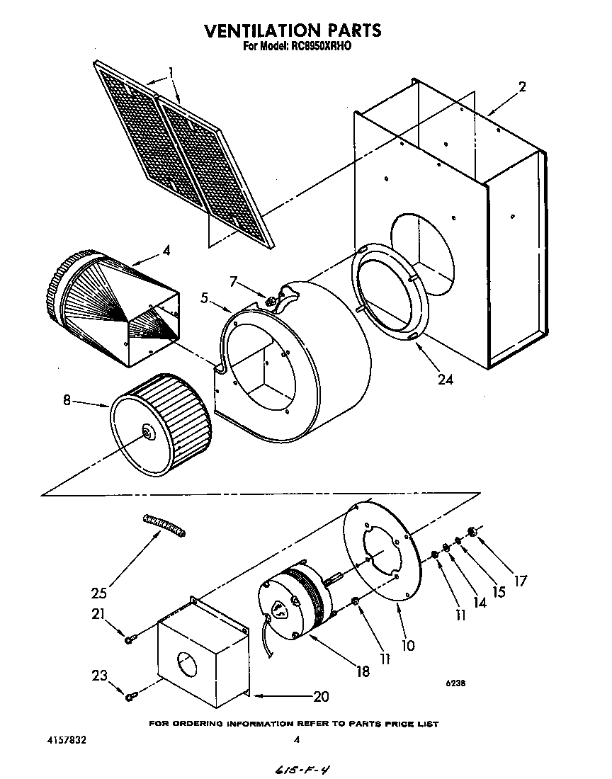 Whirlpool RC8950XRH0 ventilation diagram