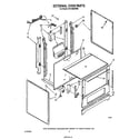 Whirlpool SF3100ERW0 external oven diagram