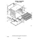 Whirlpool SF3100ERW0 internal oven diagram