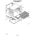 Whirlpool SF3300ERW0 internal oven diagram