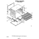 Whirlpool SF300BSRW0 internal oven diagram
