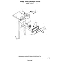 Whirlpool TU4000XRP2 panel and control diagram