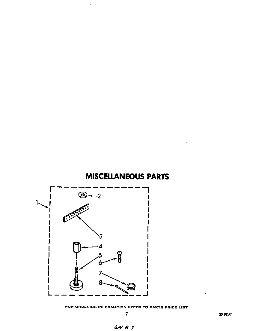 Whirlpool LA6400XPW5 miscellaneous diagram