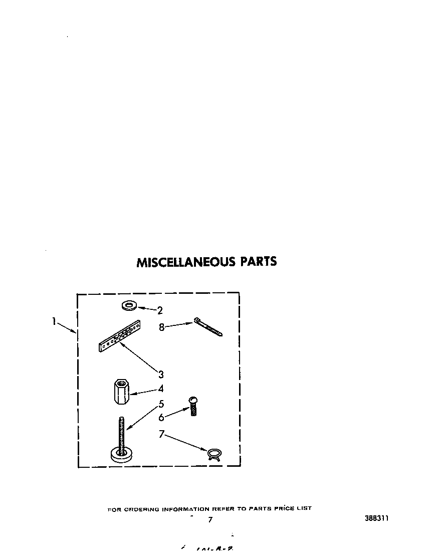 Whirlpool LA5500XPW4 miscellaneous diagram