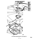 Whirlpool LA6400XPW4 machine base diagram